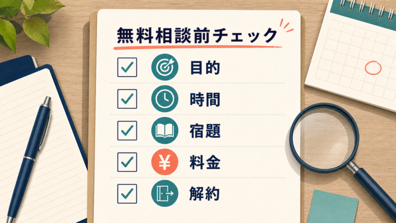無料相談前チェック