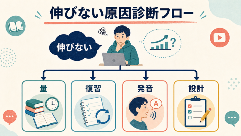 伸びない原因診断フロー