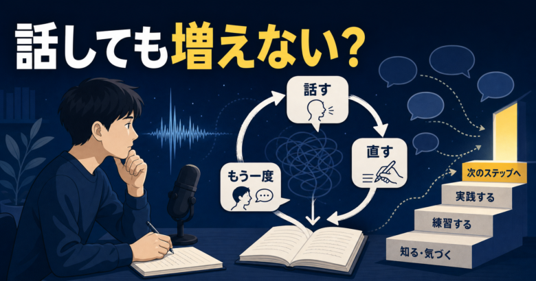 スピーキング独学の停滞理由を商材なしで示す中立サムネイル