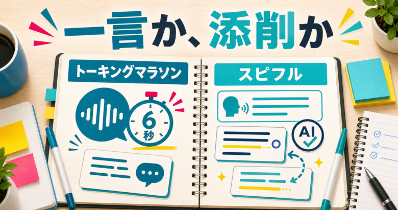 トーキングマラソンとスピフルの話す練習を比較する記事サムネイル