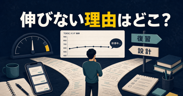 TOEICアプリで伸びない理由を商材なしで診断する中立サムネイル