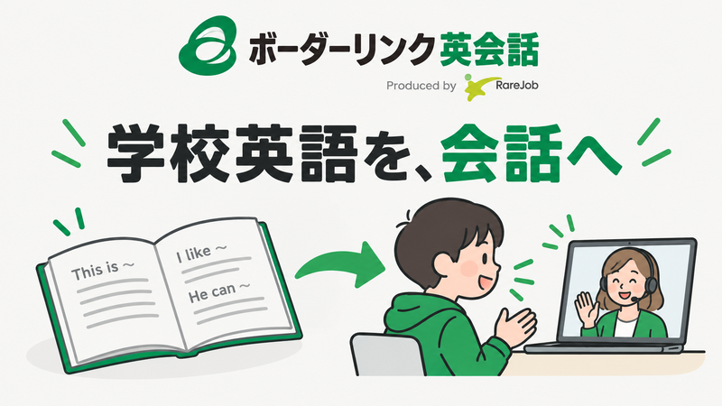 ボーダーリンク英会話で学校英語を会話に使う子ども向けオンラインレッスン